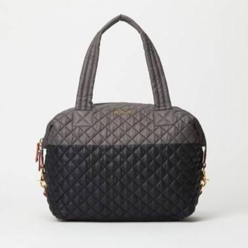 MZ Wallace Magnet/Black Colorblock Large Sutton & Black Medium Metro Link Pouch
